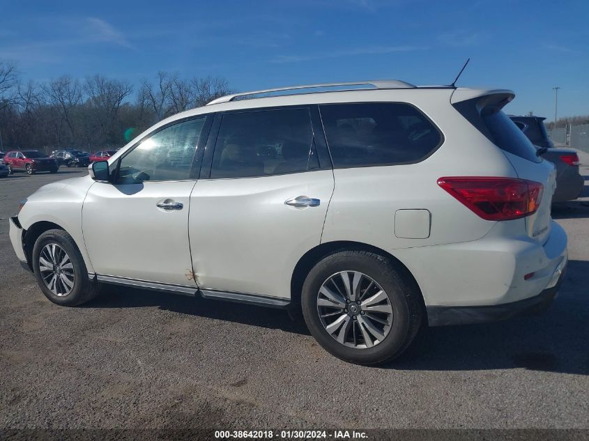 2018 Nissan Pathfinder Sv VIN: 5N1DR2MN1JC617105 Lot: 38642018