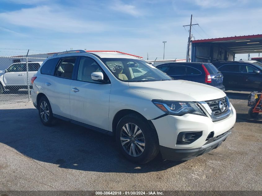 2018 Nissan Pathfinder Sv VIN: 5N1DR2MN1JC617105 Lot: 38642018