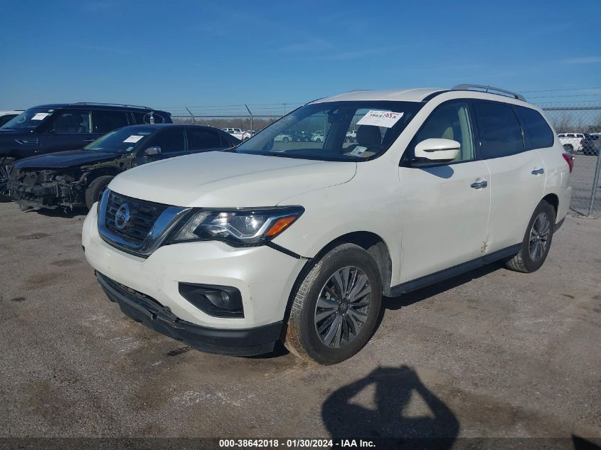 2018 Nissan Pathfinder Sv VIN: 5N1DR2MN1JC617105 Lot: 38642018