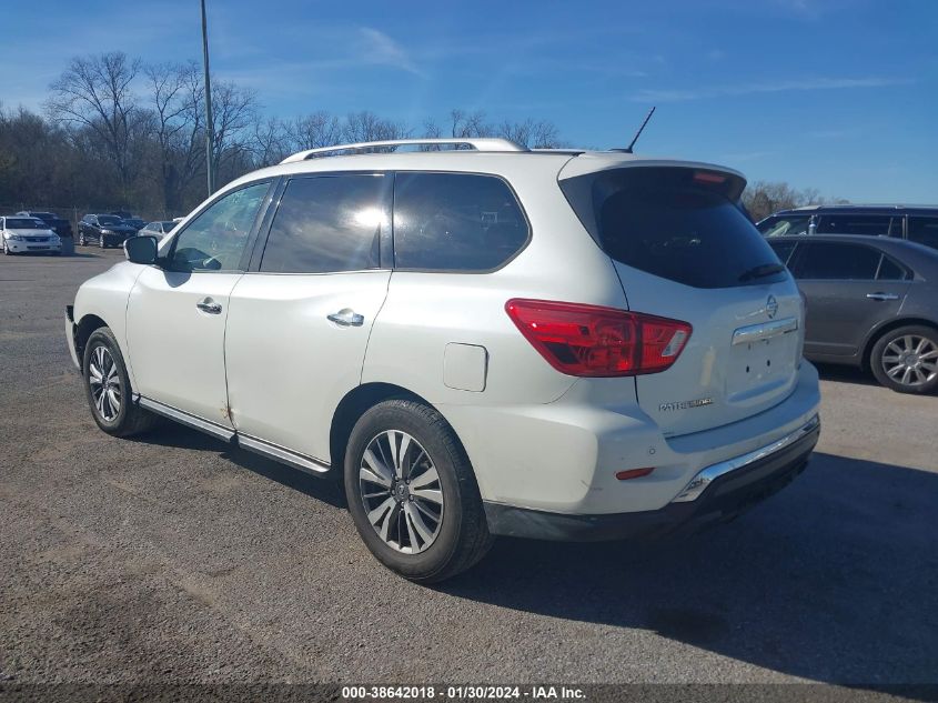 2018 Nissan Pathfinder Sv VIN: 5N1DR2MN1JC617105 Lot: 38642018