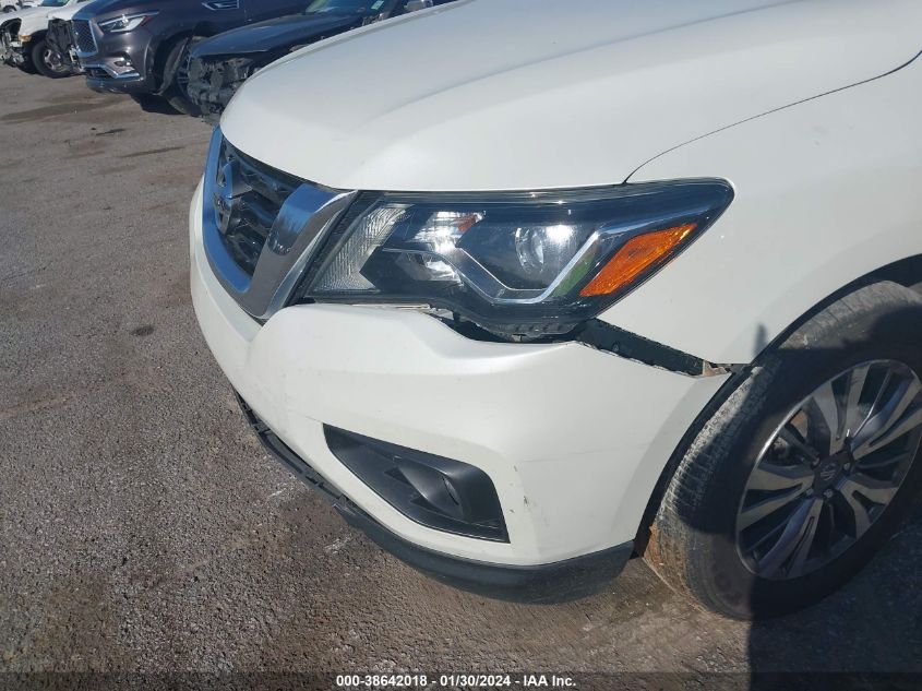 2018 Nissan Pathfinder Sv VIN: 5N1DR2MN1JC617105 Lot: 38642018