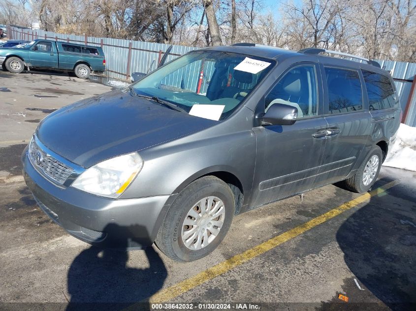 2012 Kia Sedona Lx VIN: KNDMG4C78C6433757 Lot: 38642032