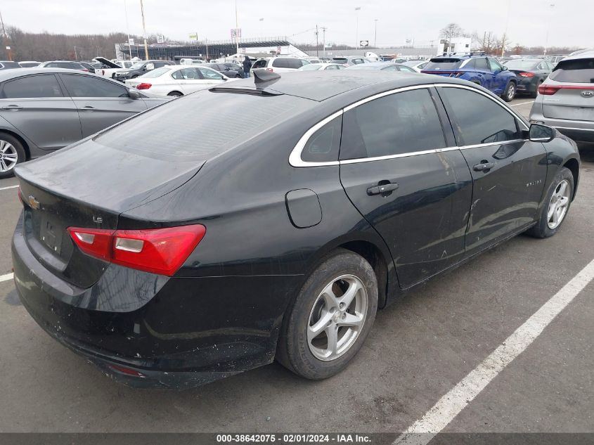 2016 Chevrolet Malibu Ls VIN: 1G1ZB5ST5GF263607 Lot: 40482633