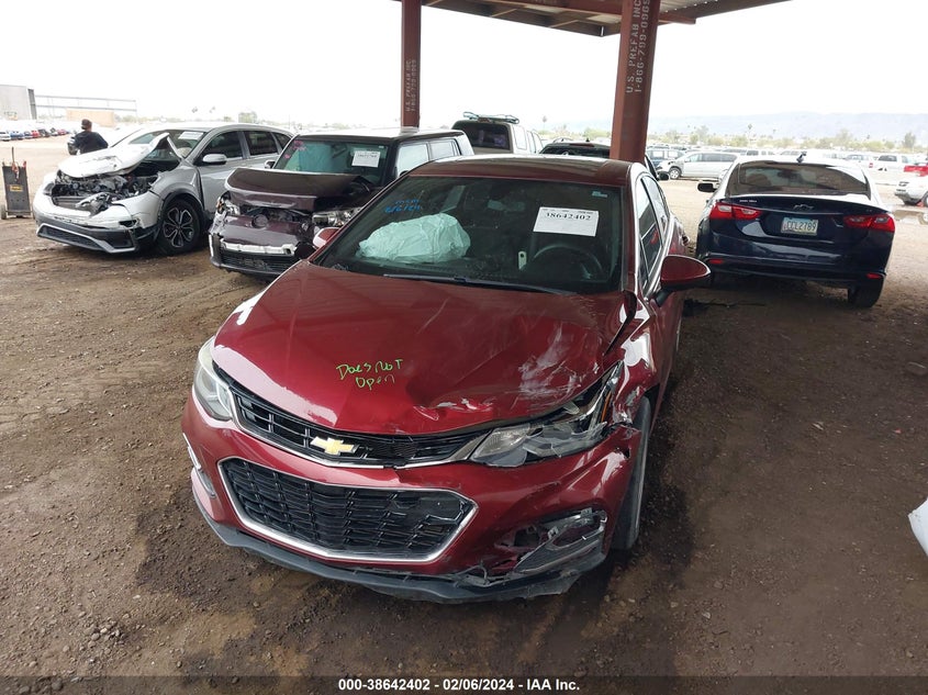 2016 CHEVROLET CRUZE LT - 1G1BE5SM2G7245643