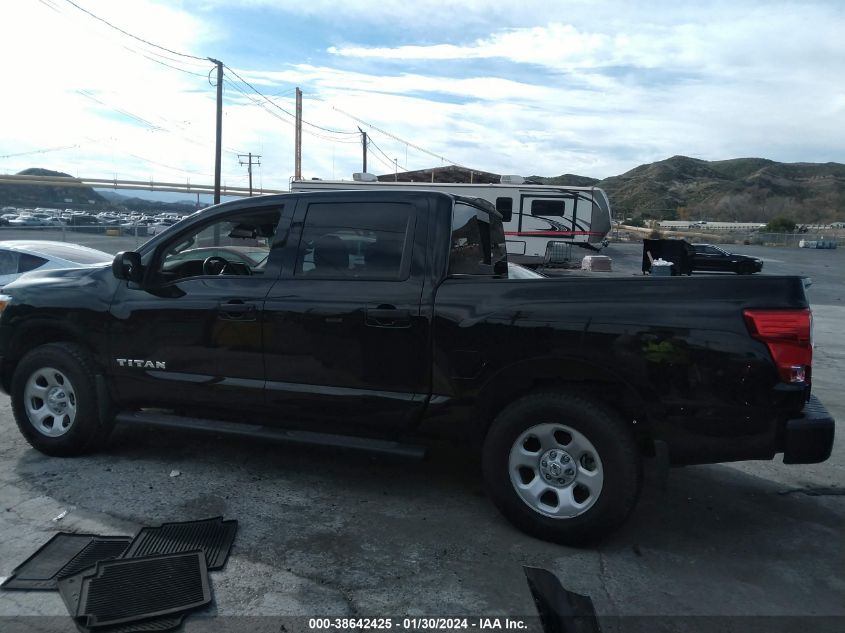 2021 Nissan Titan S 4X2 VIN: 1N6AA1EE6MN532564 Lot: 38642425