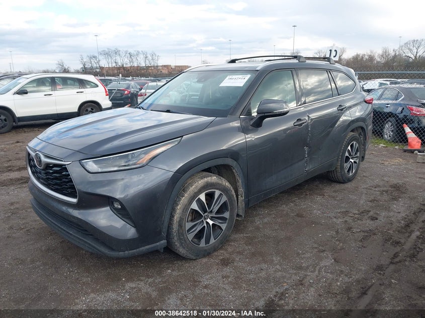 2021 TOYOTA HIGHLANDER VIN: 5TDGZRAH3MS037284