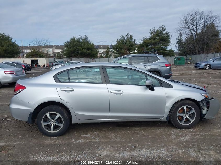 2015 Honda Civic Se VIN: 19XFB2F7XFE292096 Lot: 38642717