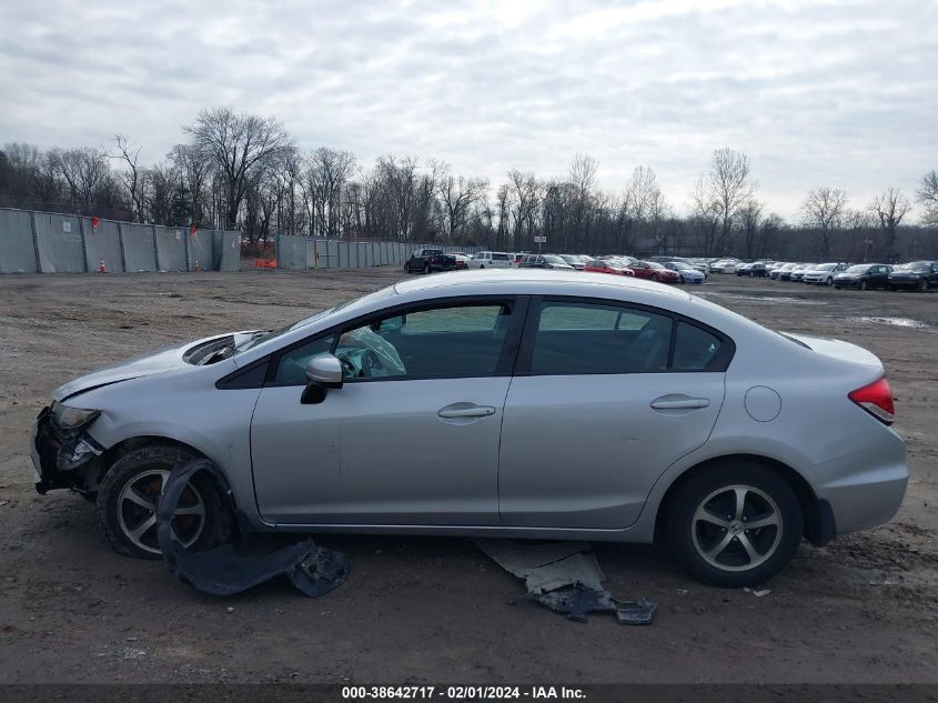 2015 Honda Civic Se VIN: 19XFB2F7XFE292096 Lot: 38642717