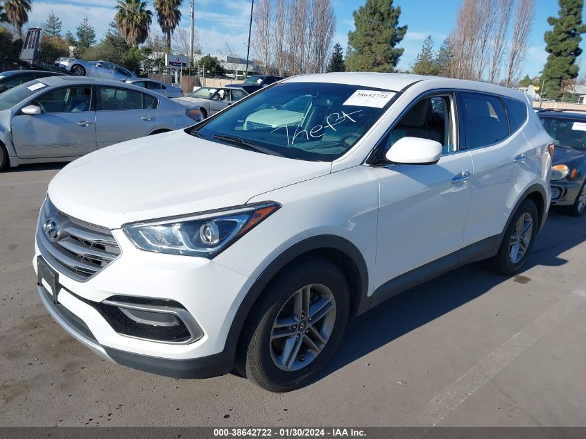 5XYZT3LB2HG383765 2017 Hyundai Santa Fe Sport 2.4L