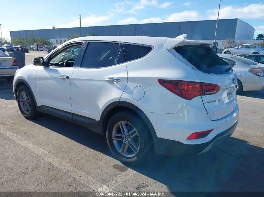 5XYZT3LB2HG383765 2017 Hyundai Santa Fe Sport 2.4L