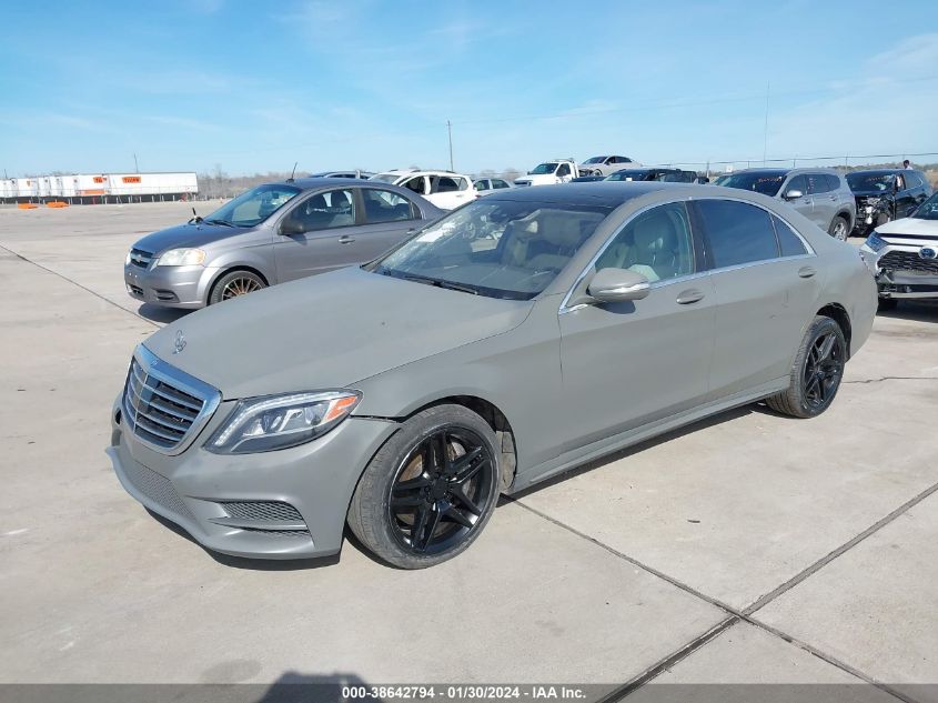 2015 Mercedes-Benz S-Class S 550 VIN: WDDUG8FB2FA185116 Lot: 38642794