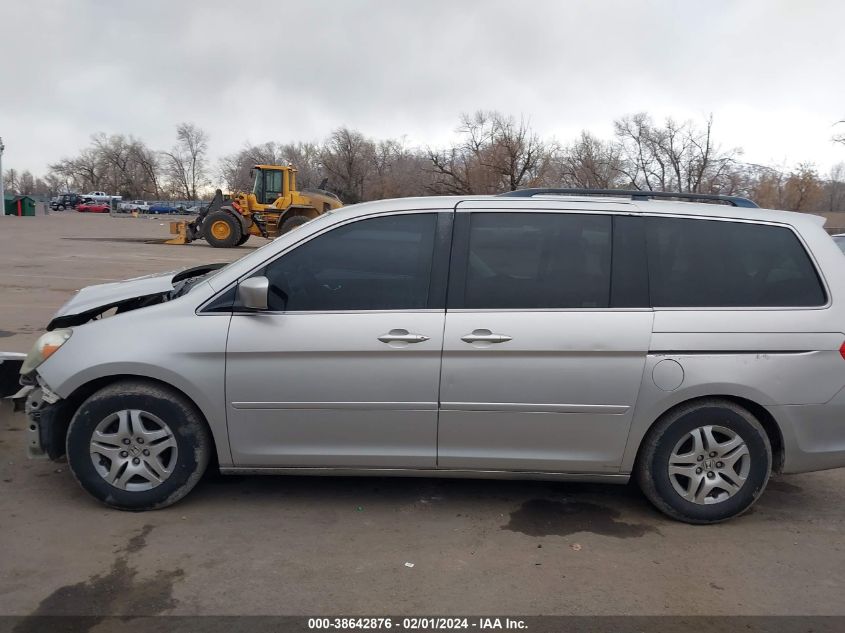 2005 Honda Odyssey Ex VIN: 5FNRL38445B424491 Lot: 38642876