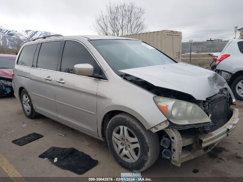 2005 Honda Odyssey Ex VIN: 5FNRL38445B424491 Lot: 38642876