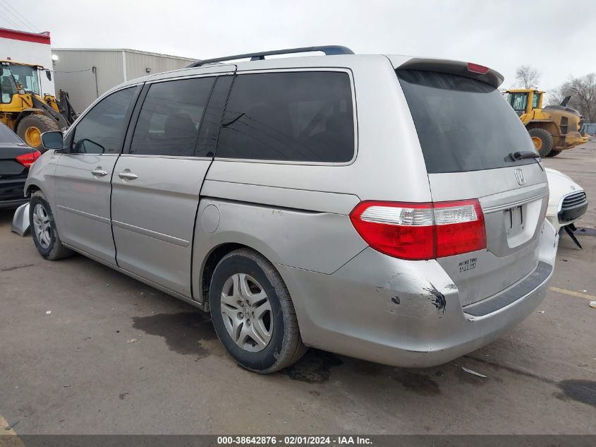 2005 Honda Odyssey Ex VIN: 5FNRL38445B424491 Lot: 38642876