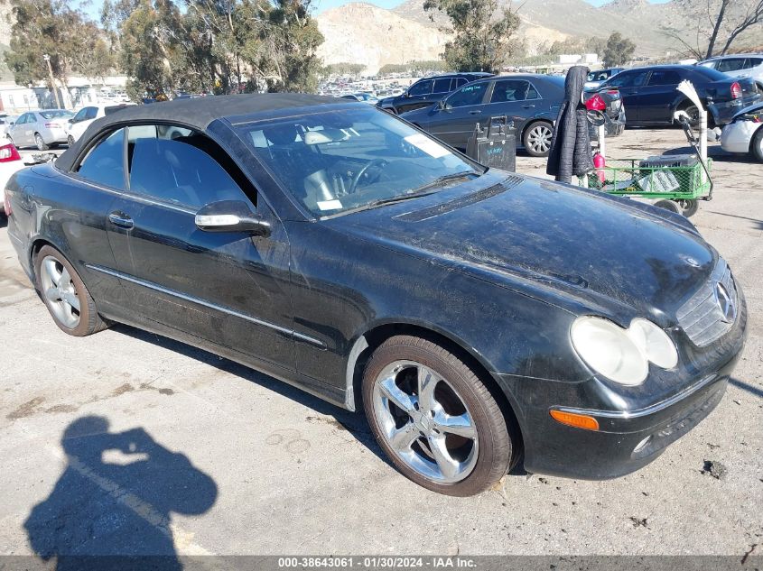 2004 Mercedes-Benz Clk 320 VIN: WDBTK65GX4T030061 Lot: 38643061