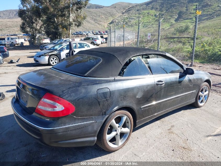 2004 Mercedes-Benz Clk 320 VIN: WDBTK65GX4T030061 Lot: 38643061