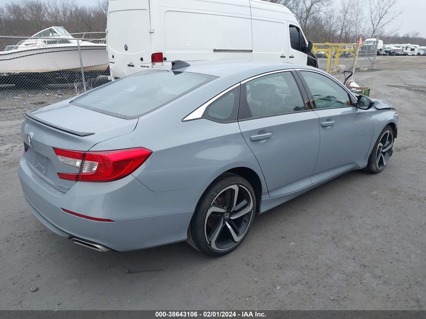 VIN 1HGCV1F36MA082680 2021 HONDA ACCORD SPORT