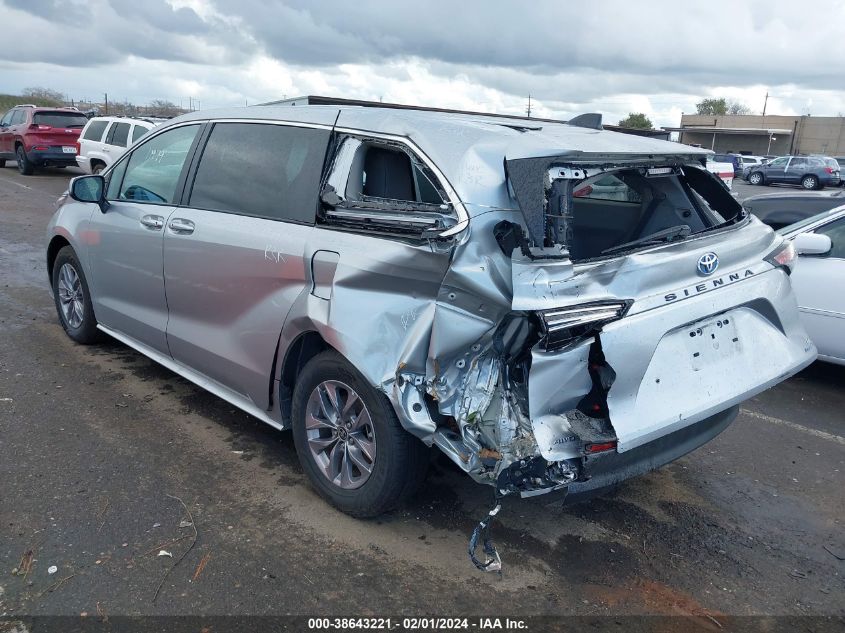 5TDKSKFC0NS070604 2022 TOYOTA SIENNA, photo no. 3