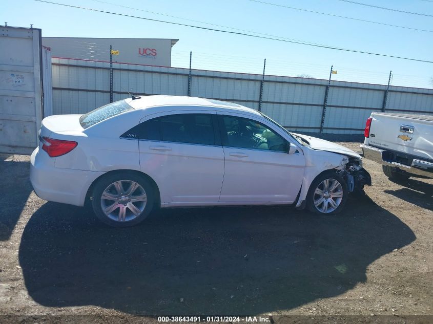 2012 Chrysler 200 Touring VIN: 1C3CCBBB3CN129487 Lot: 38643491