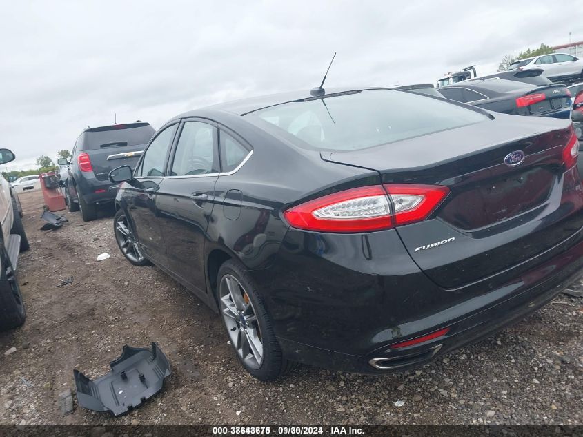 2014 Ford Fusion Titanium VIN: 3FA6P0K92ER376357 Lot: 38643675