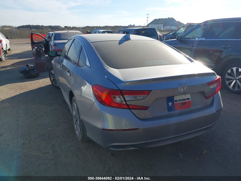 2020 HONDA ACCORD VIN: 1HGCV1F18LA037611