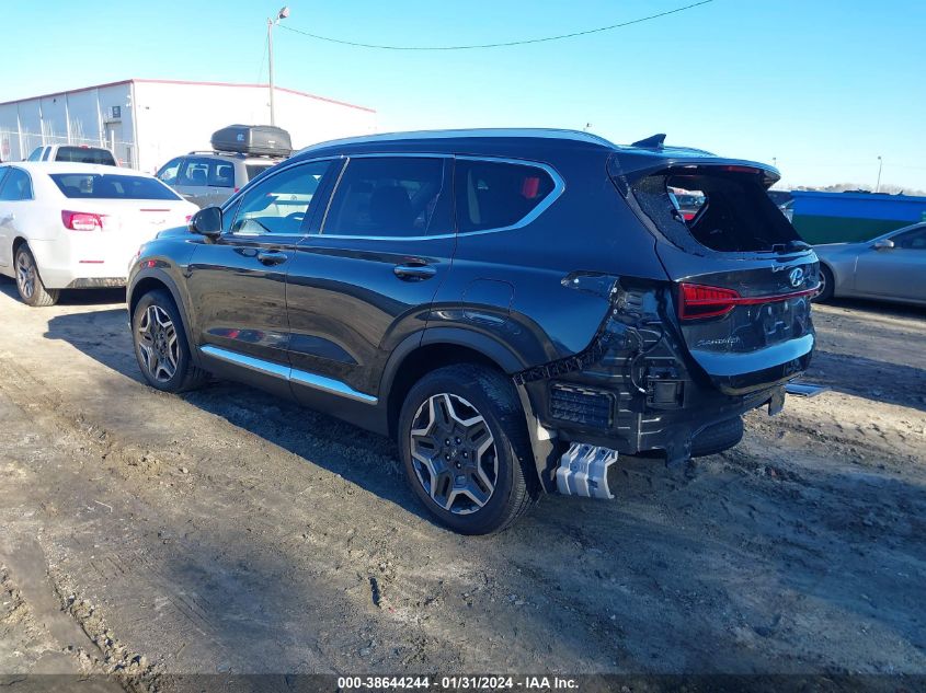 2021 Hyundai Santa Fe Limited VIN: 5NMS44AL9MH336846 Lot: 38644244