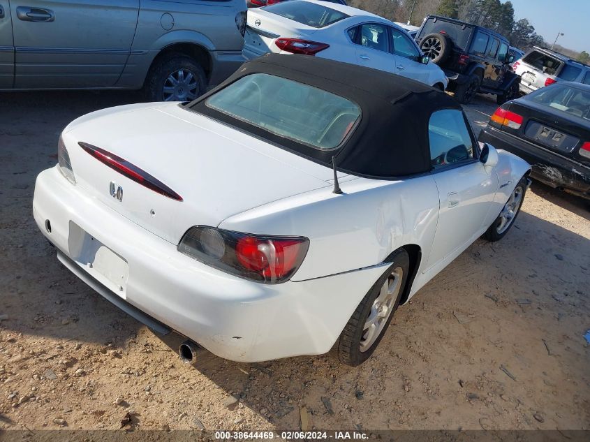 JHMAP11411T007352 2001 Honda S2000