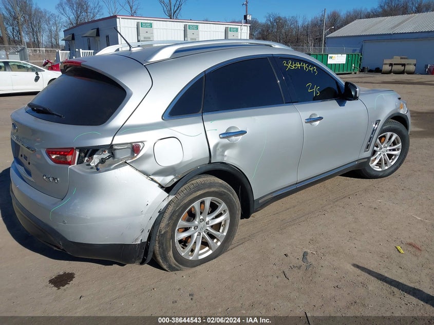 2014 Infiniti Qx70 VIN: JN8CS1MW8EM412778 Lot: 38644543