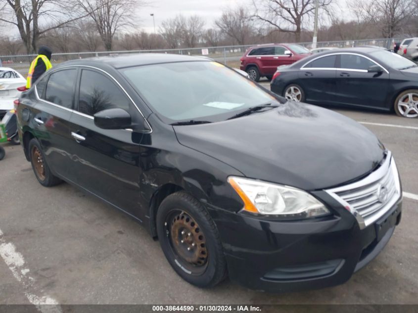 2015 Nissan Sentra S VIN: 3N1AB7APXFY362504 Lot: 38644590