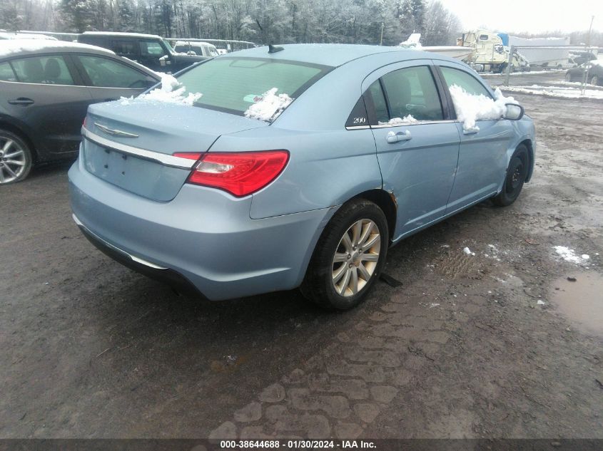 2012 Chrysler 200 Touring VIN: 1C3CCBBB4CN142930 Lot: 38644688