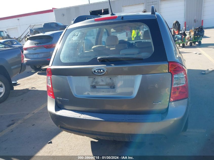 2009 Kia Rondo Lx VIN: KNAFG528097282776 Lot: 38644715