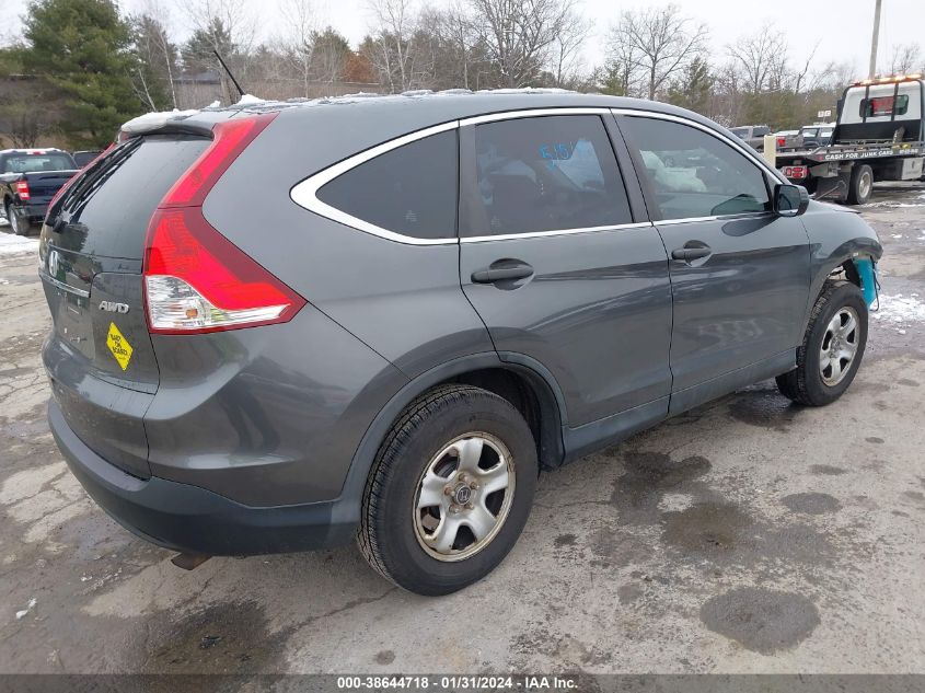 2012 Honda Cr-V Lx VIN: 2HKRM4H37CH601575 Lot: 38644718