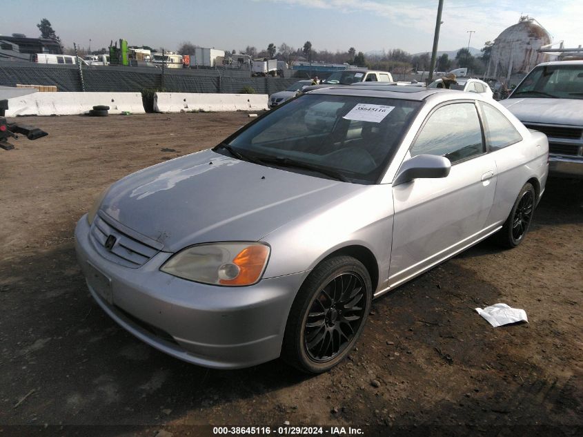 2003 Honda Civic Ex VIN: 1HGEM21933L058143 Lot: 38645116