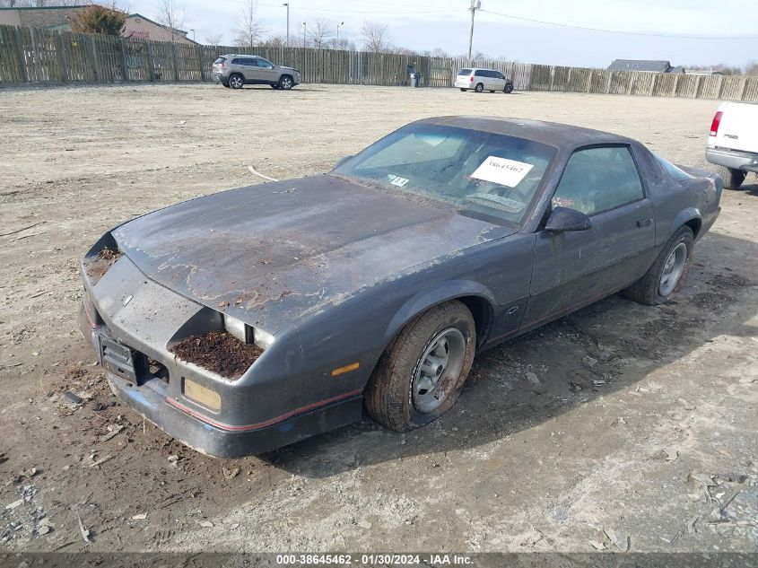 1987 Chevrolet Camaro VIN: 1G1FP21S3HN114910 Lot: 38645462