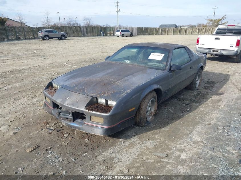 1987 Chevrolet Camaro VIN: 1G1FP21S3HN114910 Lot: 38645462