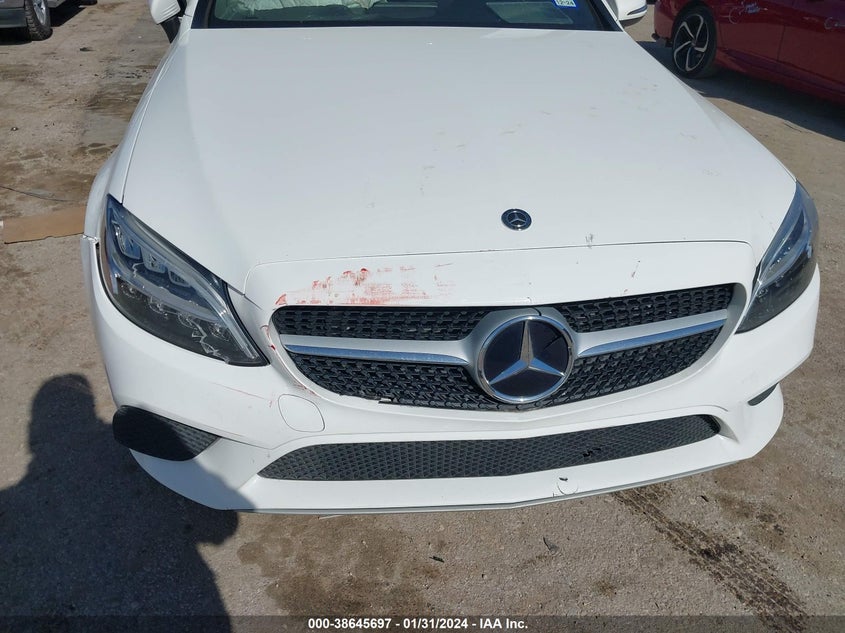 2019 MERCEDES-BENZ C-CLASS VIN: WDDWJ8DB8KF821287