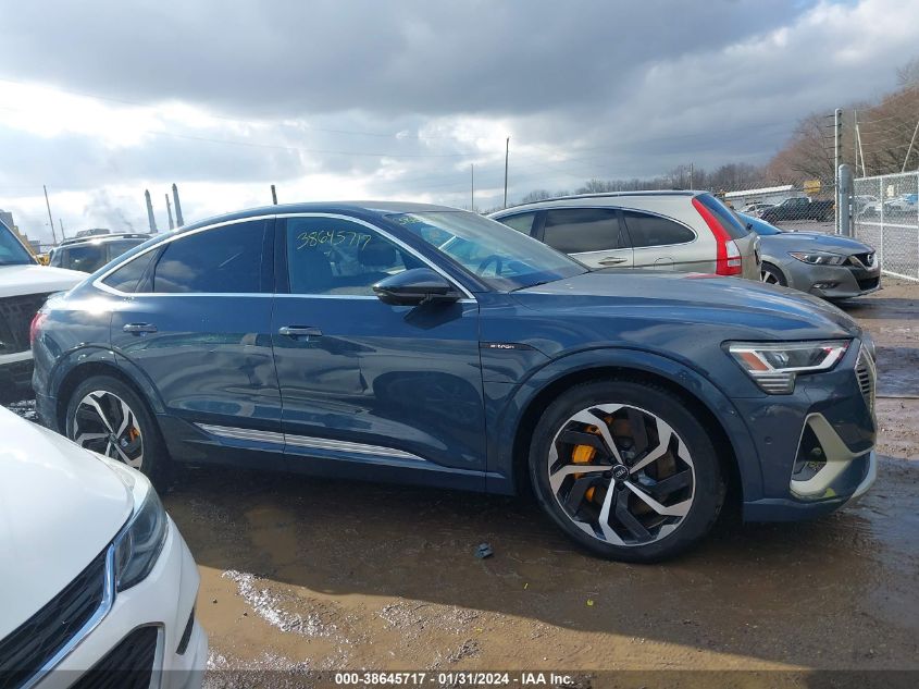 2020 Audi E-Tron Sportback Prestige Quattro VIN: WA13ABGE1LB035267 Lot: 38645717