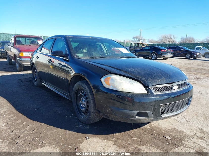 CHEVROLET IMPALA POLICE 2013. Lot# 38645811. VIN 2G1WD5E34D1245594. Photo 1