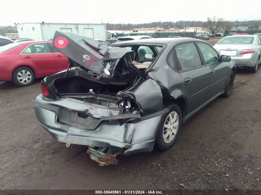 2004 Chevrolet Impala VIN: 2G1WF52E349292603 Lot: 38645961