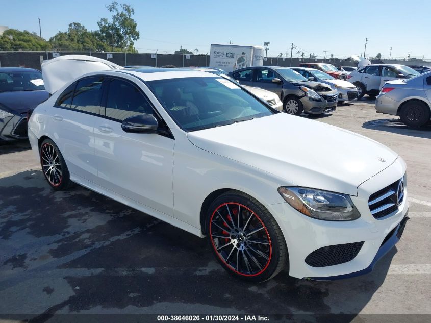 VIN 55SWF4JB3JU269787 2018 MERCEDES-BENZ C no.1