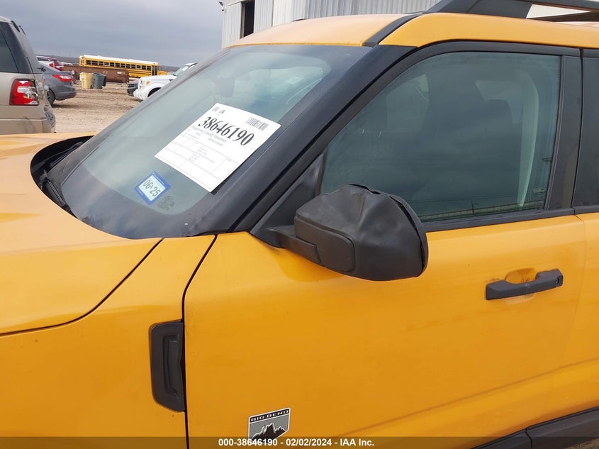 VIN 3FMCR9B66PRD51350 2023 FORD BRONCO SPORT BIG BEND