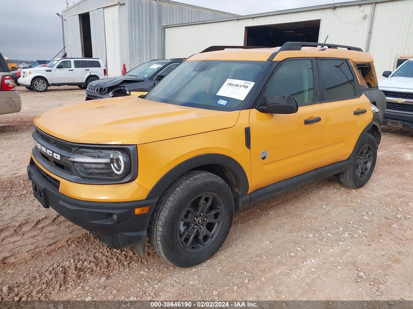 VIN 3FMCR9B66PRD51350 2023 FORD BRONCO SPORT BIG BEND