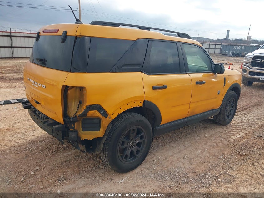 VIN 3FMCR9B66PRD51350 2023 FORD BRONCO SPORT BIG BEND