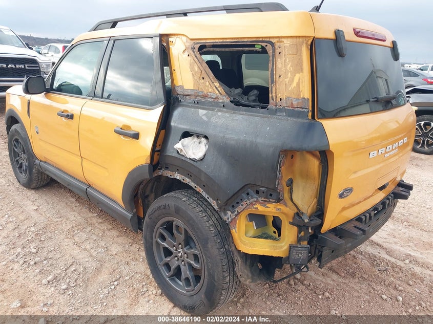 VIN 3FMCR9B66PRD51350 2023 FORD BRONCO SPORT BIG BEND