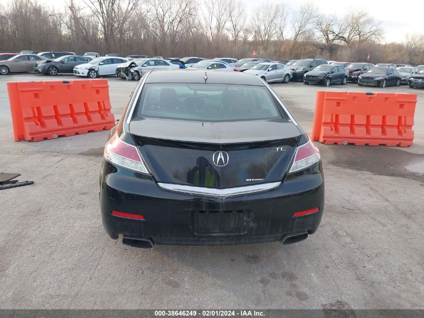 2013 Acura Tl 3.7 VIN: 19UUA9F59DA002188 Lot: 38646249