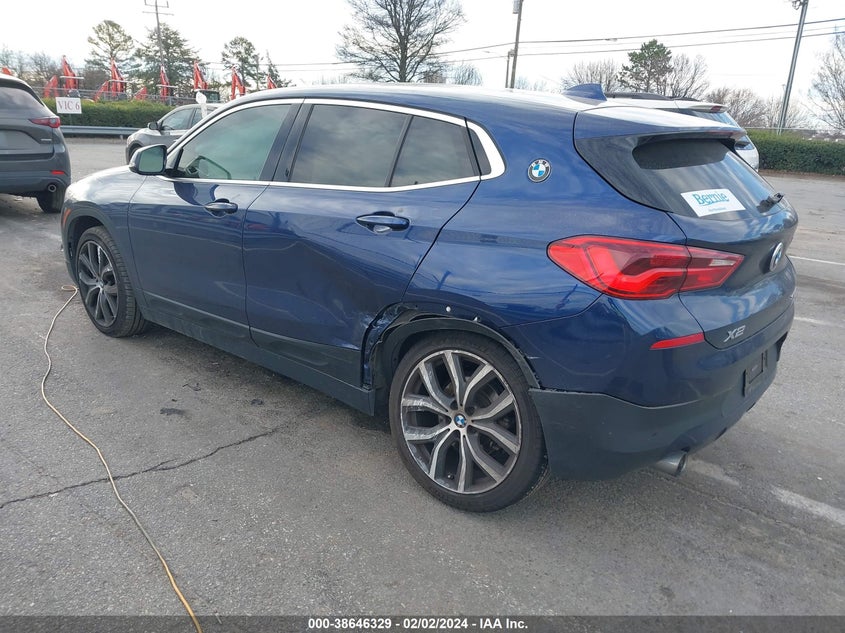 2018 BMW X2 Sdrive28I VIN: WBXYJ3C32JEJ89751 Lot: 38646329