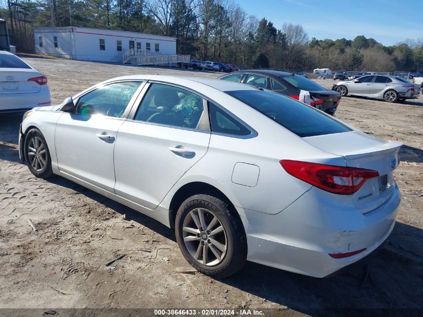 2017 Hyundai Sonata VIN: 5NPE24AFXHH454376 Lot: 38646433