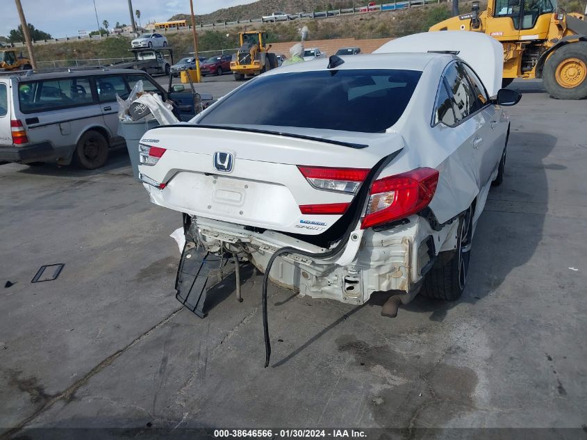 2022 Honda Accord Hybrid Sport VIN: 1HGCV3F26NA032222 Lot: 38646566