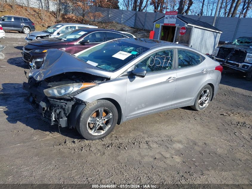 KMHDH4AEXDU506957 2013 Hyundai Elantra Limited (Ulsan Plant)