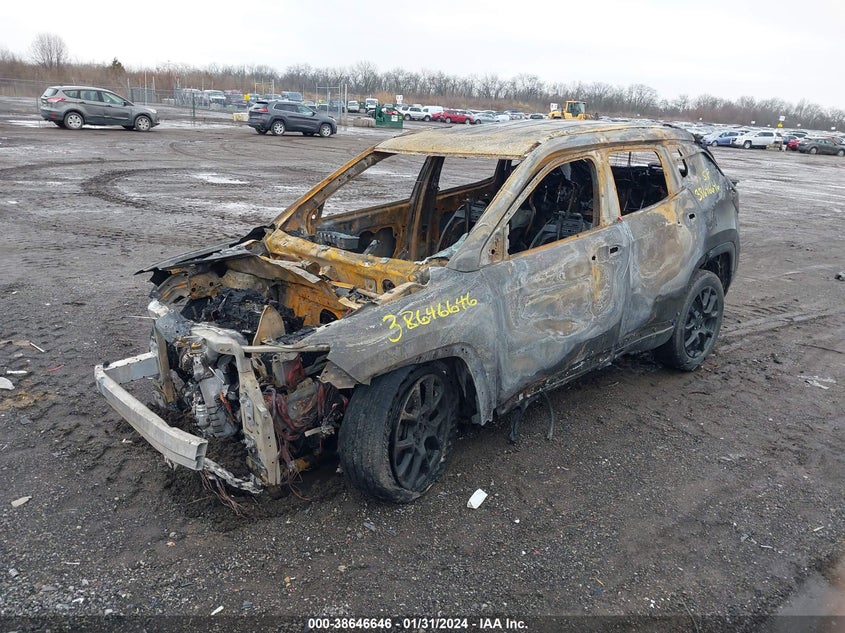 VIN 3C4NJDBB7NT228709 2022 JEEP COMPASS ALTITUDE 4X4